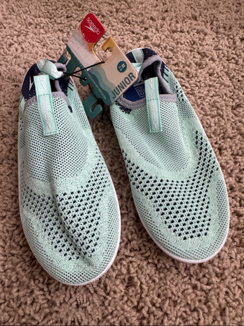 Speedo Junior Water Shoes in Mint